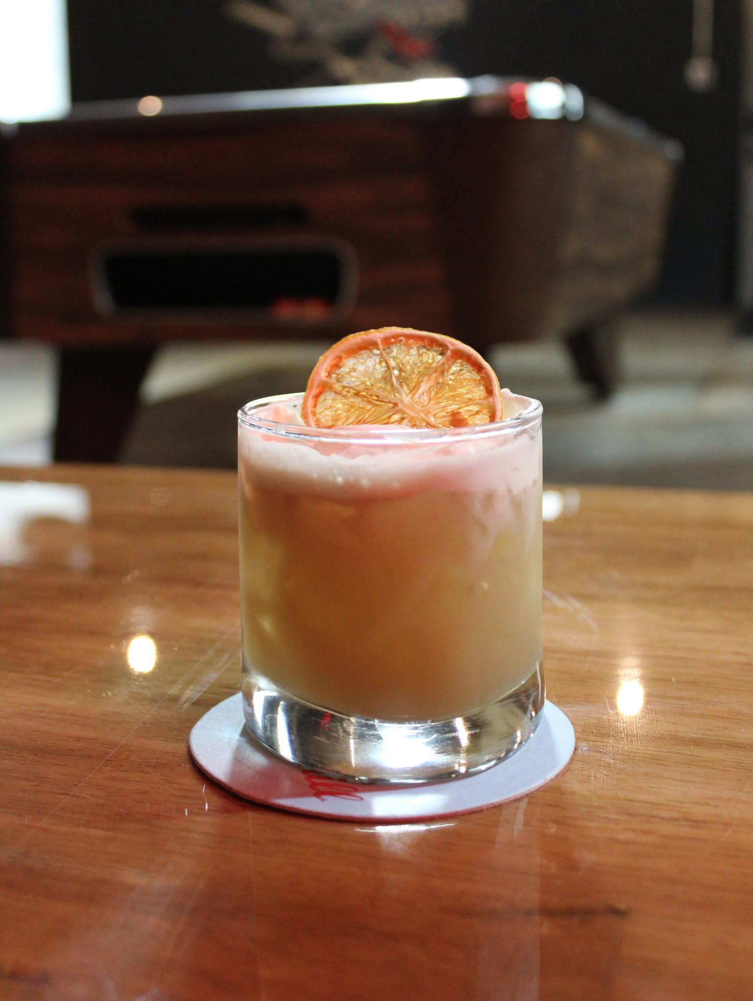A craft cocktail at Reds Crafted Cocktails