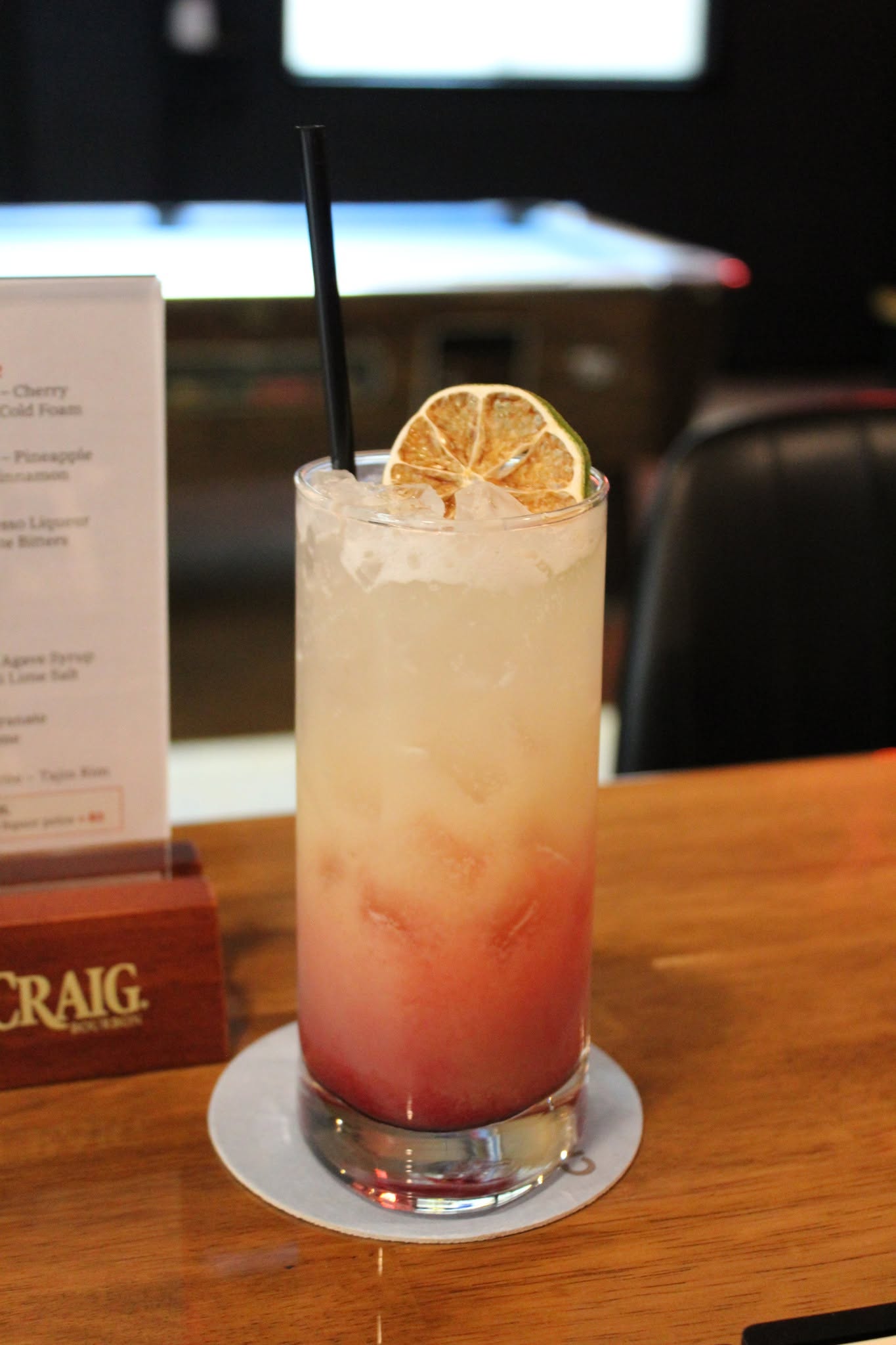Cocktails and good company at Reds Crafted Cocktails